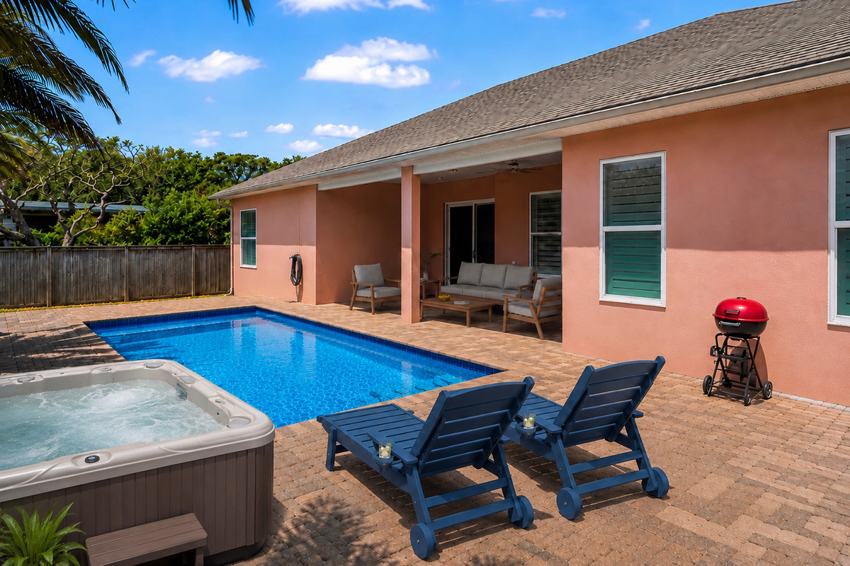 5 Bedroom Newly Furnished House! Brand New Hot tub installs by beginning of September.  