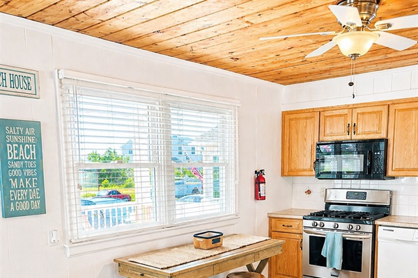 Bright huge kitchen