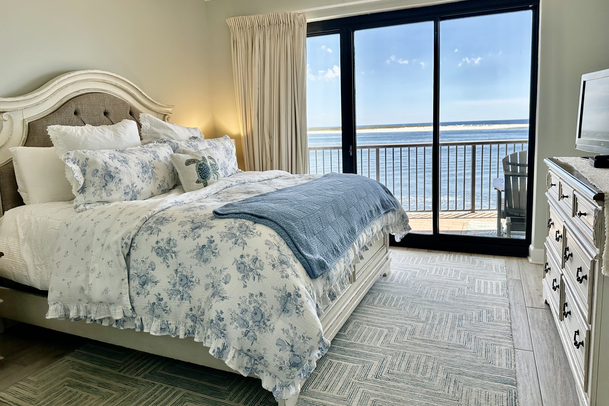 You'll even have access to a private balcony entrance directly from the master!