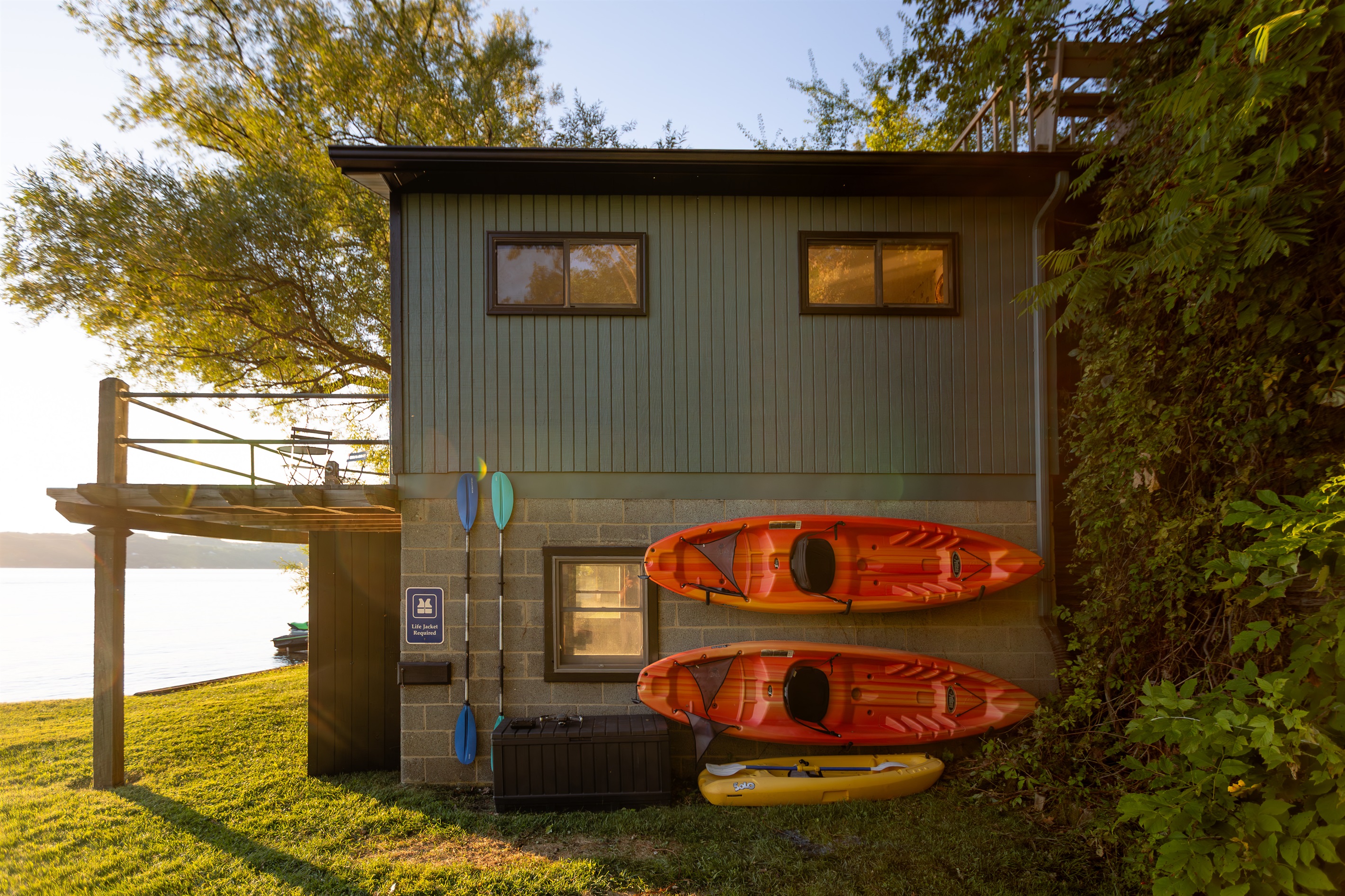 2 Adult Kayaks, 1 Youth Kayak | Life Jackets in Youth and Adult Sizes