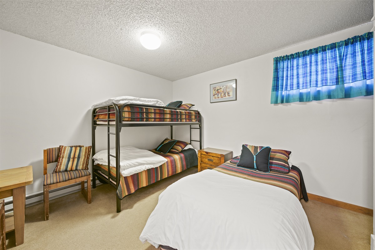 Lower level bedroom