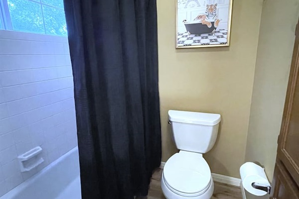 Enjoy Fluffy Towels and Soaps In the Hall Bath Shower Room