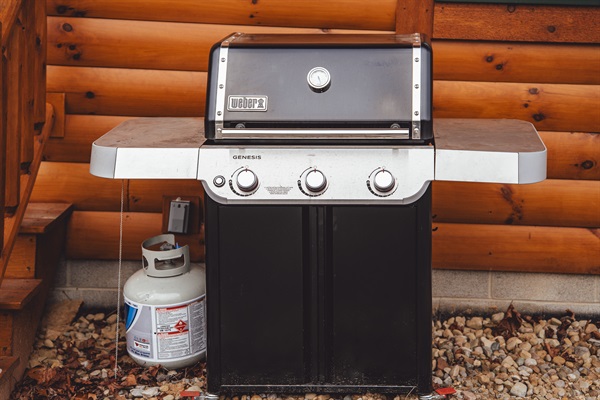 Full-Size 5 Burner Weber Gas Grill for Al Fresco Meals