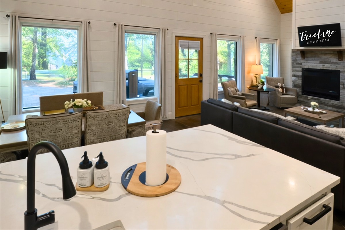 Start your day sunny side up in our bright and airy kitchen—perfect for breakfast champions