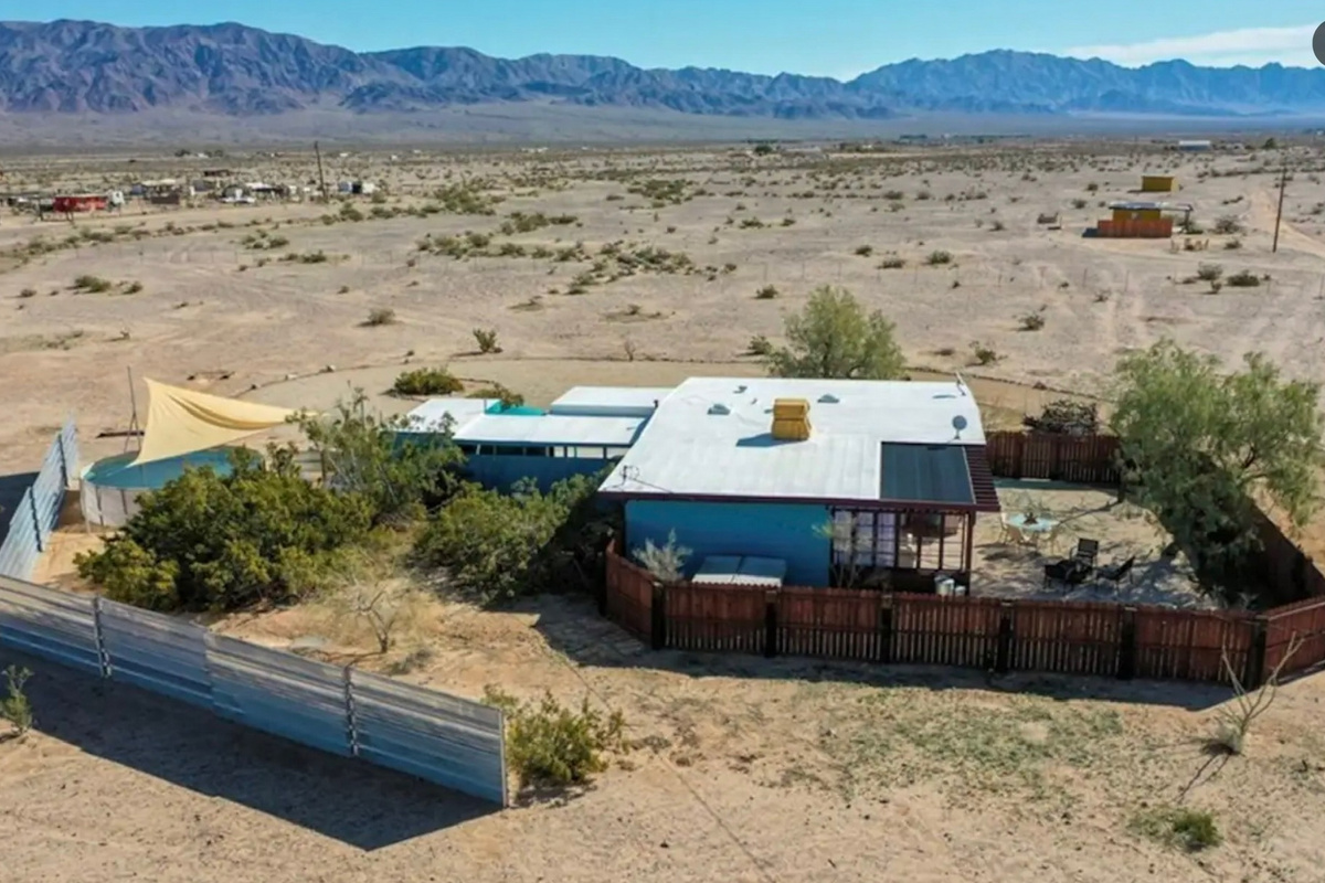 Property looking south toward the Pinto Mountains