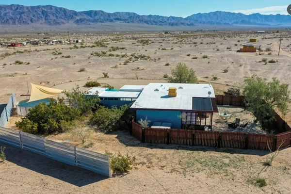 Property looking south toward the Pinto Mountains