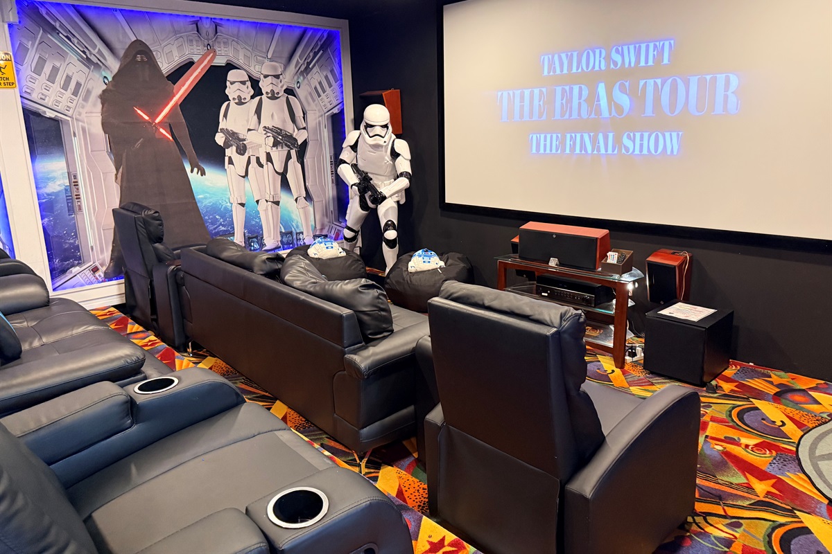 Your family have their choice of anything they want to watch in the theater