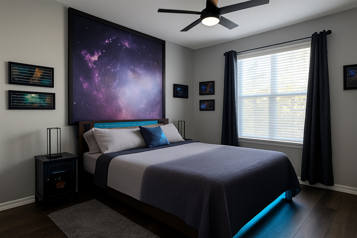 Guardians of the Galaxy Master Bedroom!
