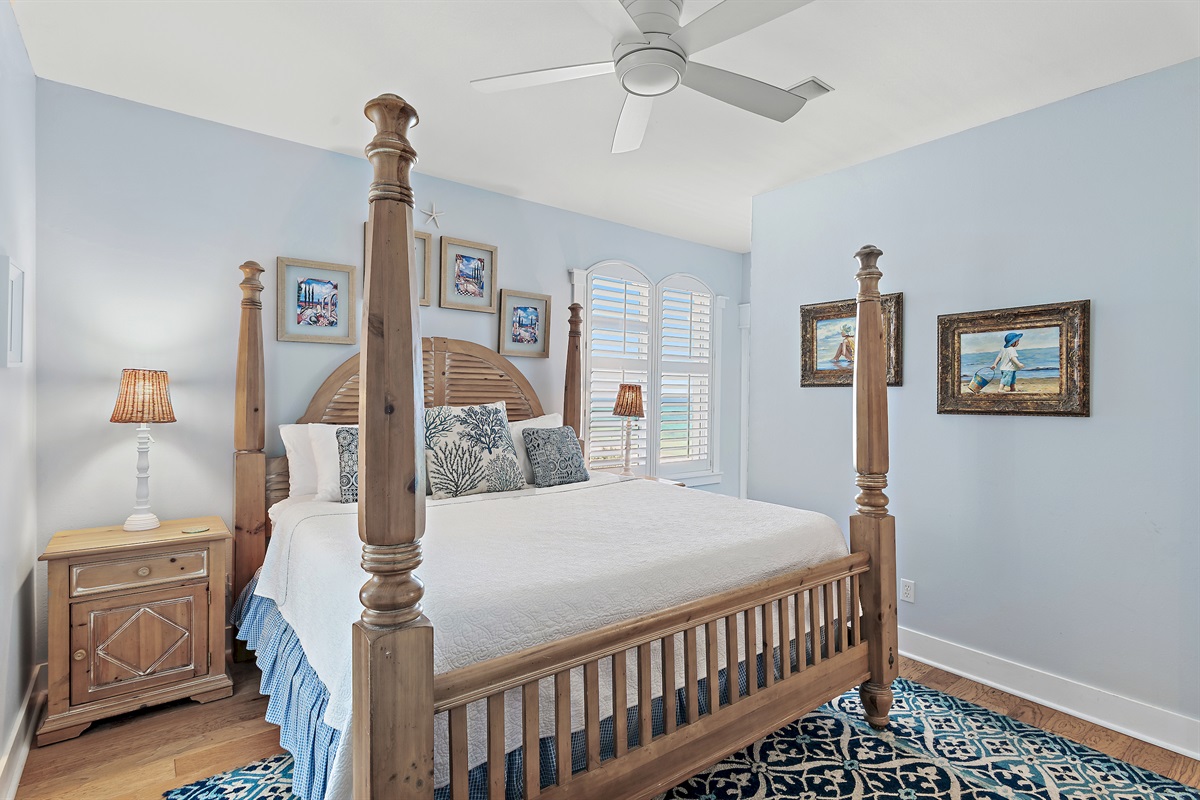 Primary Bedroom with Views and Walkout to Balcony