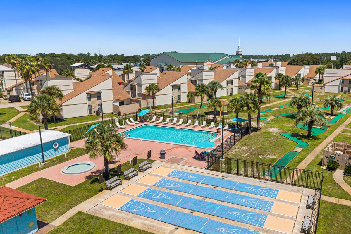 Aerial of Complex and Amenities