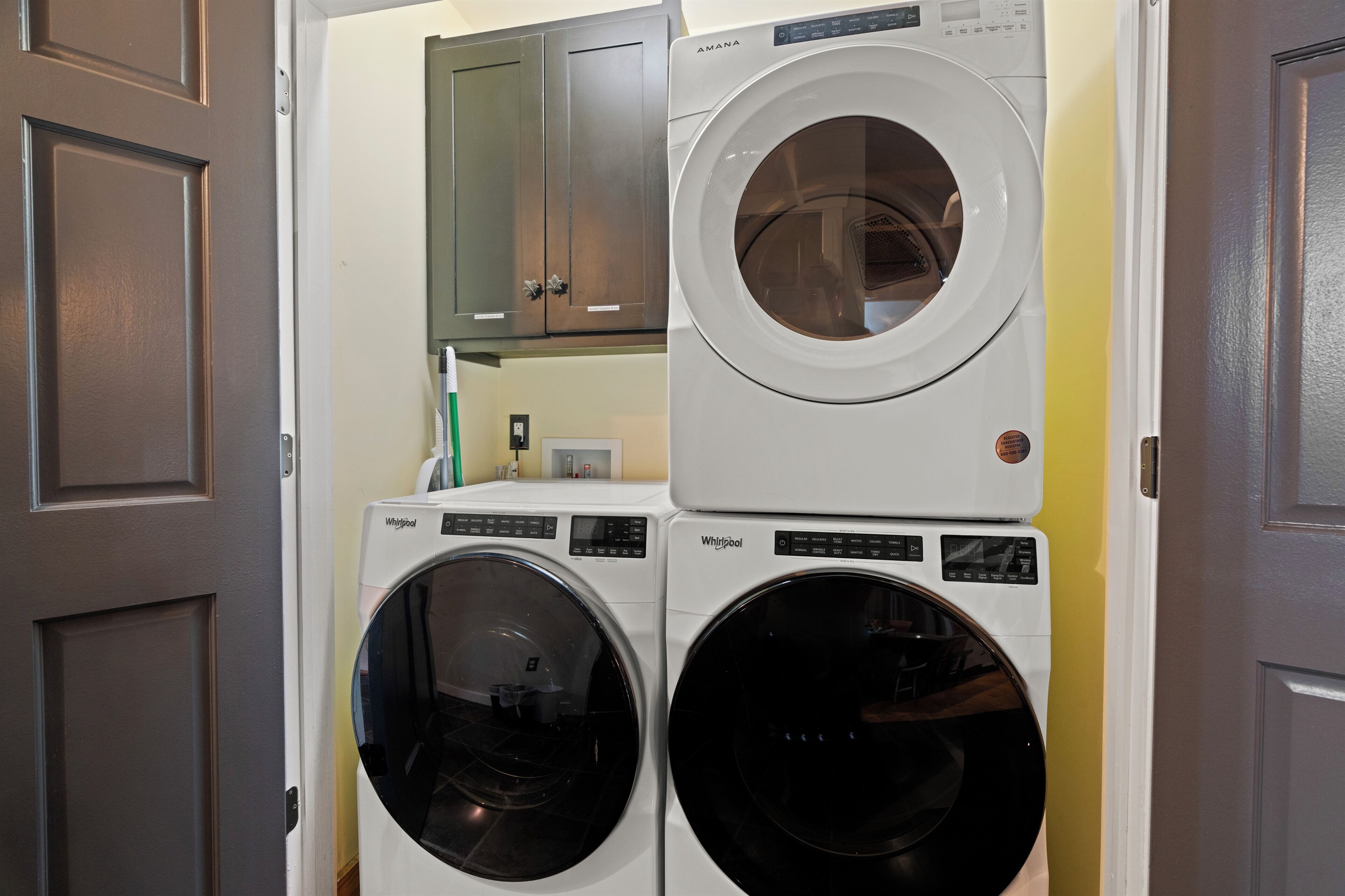 Laundry room on main level