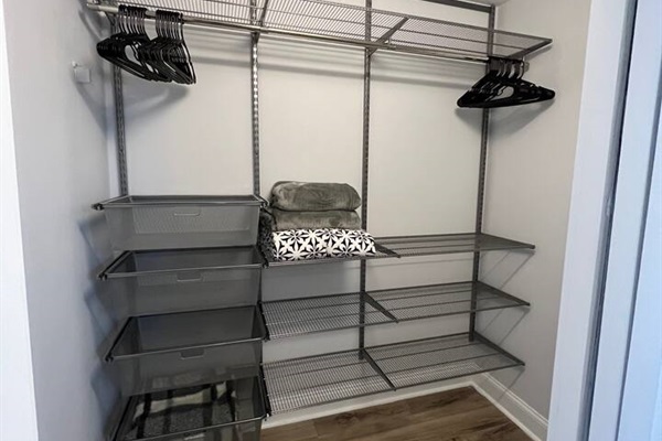 Large closet with Elfa organizer