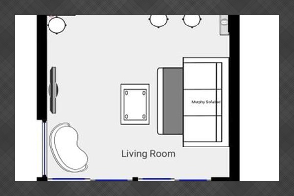 Floor plan for Casa Capistrano Condo 4