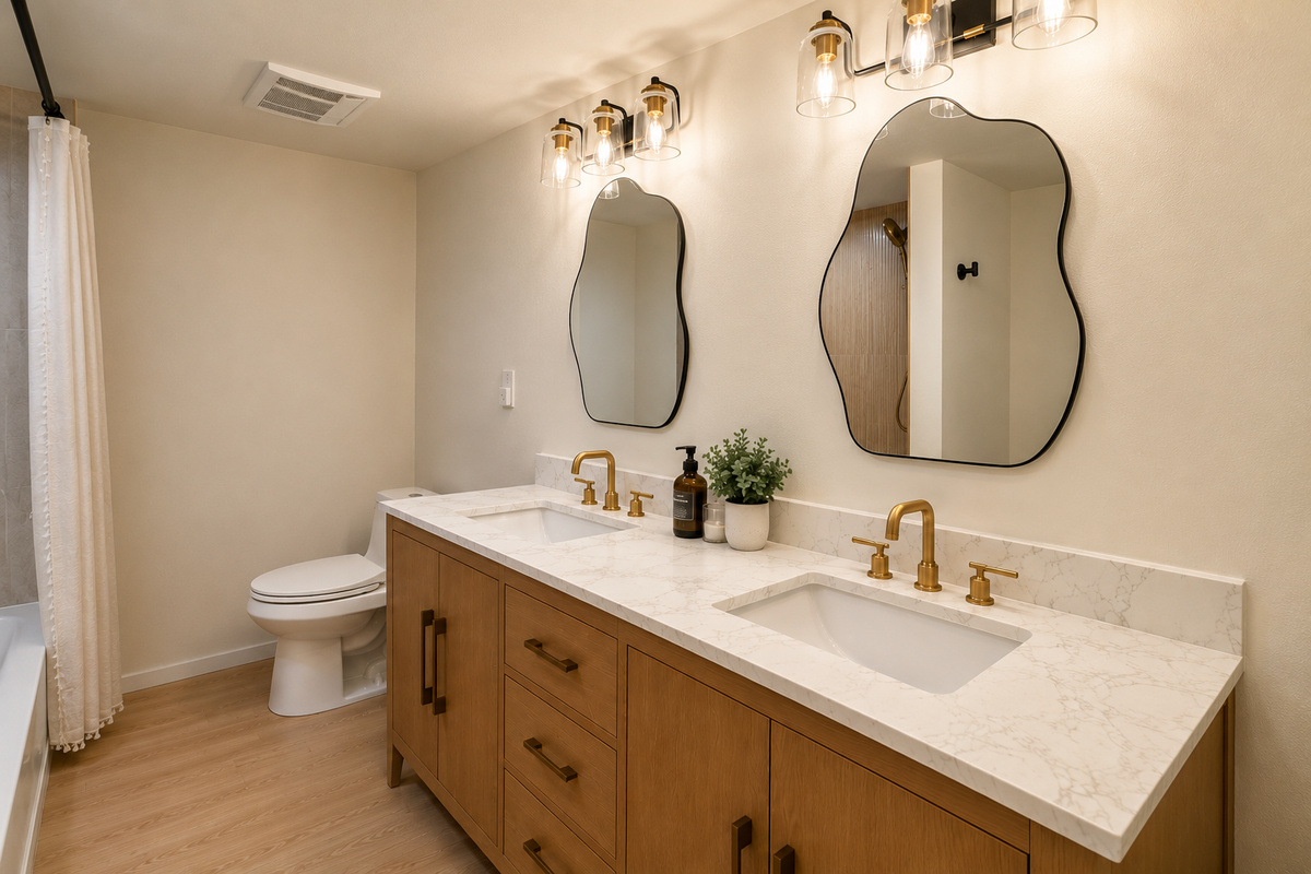 Lower level bathroom 