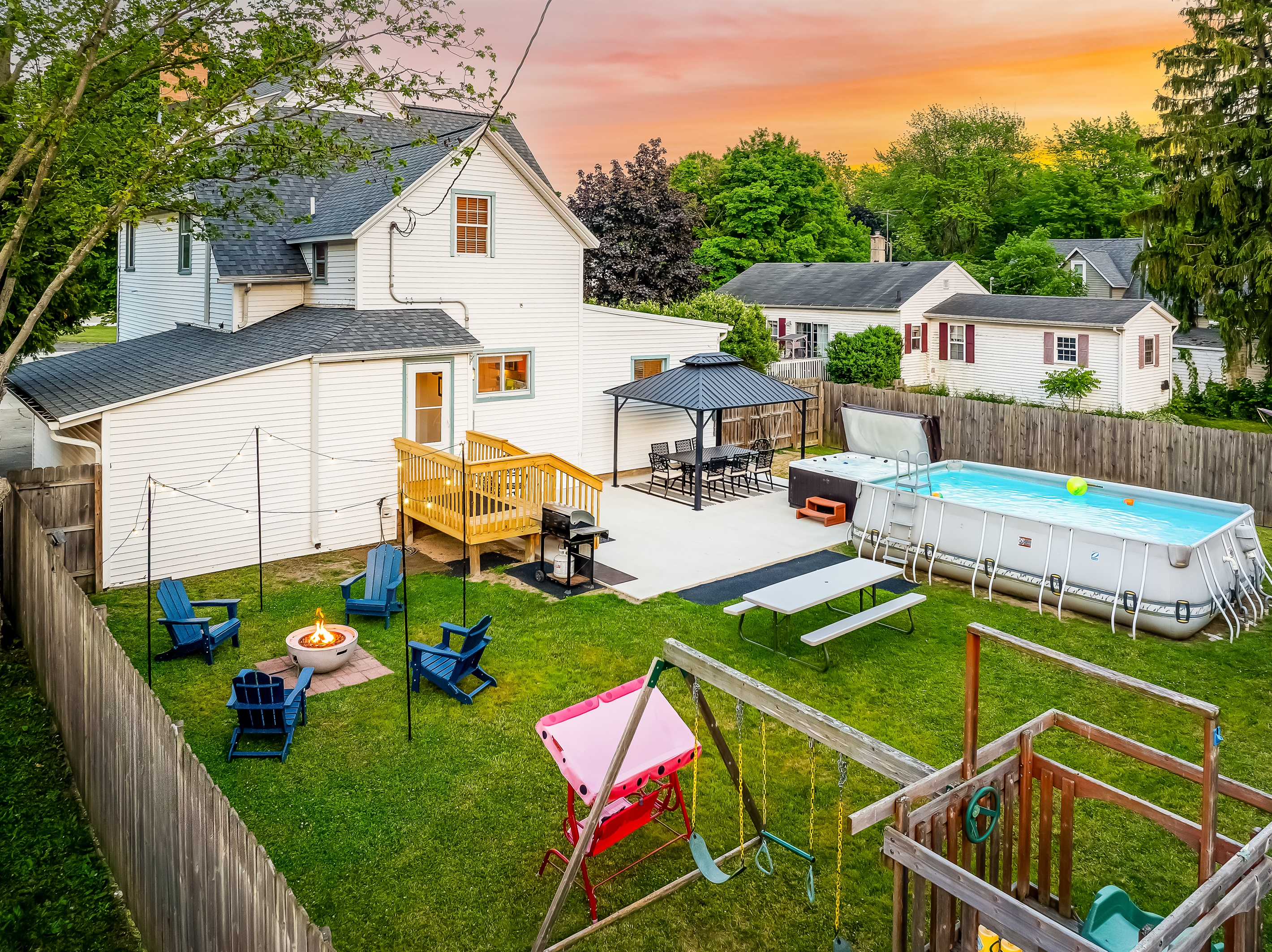 Let the kids splash and play while the adults unwind nearby with poolside chats and easy supervision.