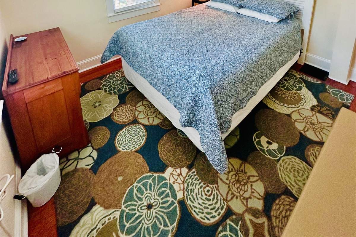 First Floor Queen bedroom with television 