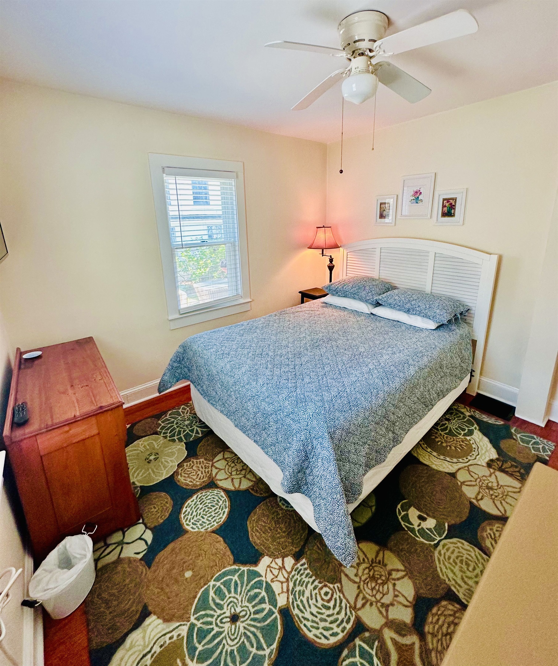 First Floor Queen bedroom with television 