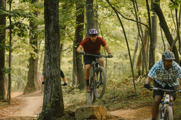 Hit the trails and explore Virginia’s Blue Ridge by mountain bike, with miles of adventure throughout the region. Photo: Sam Dean, Virginia Tourism Corporation