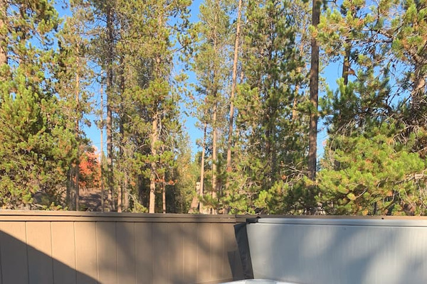Relax in the hot tub while enjoying the pine air, the stars, or while watching the snow fall!
