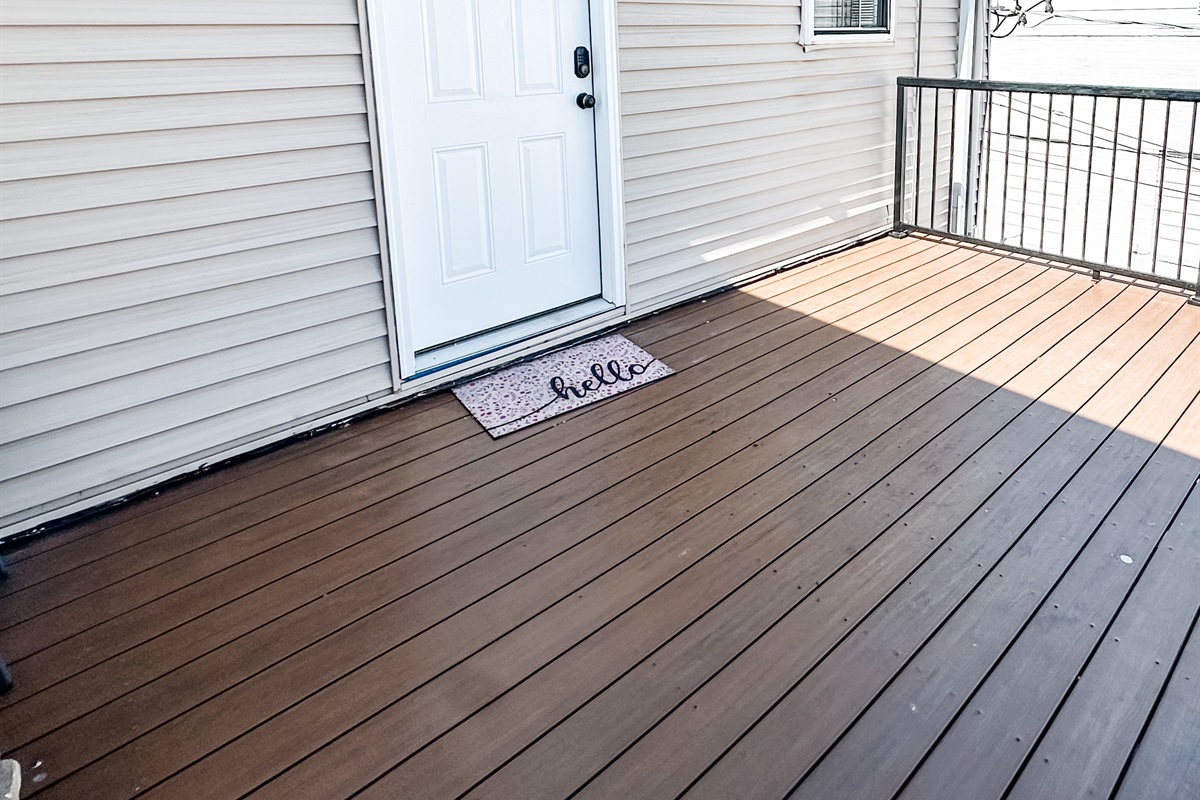 Back deck