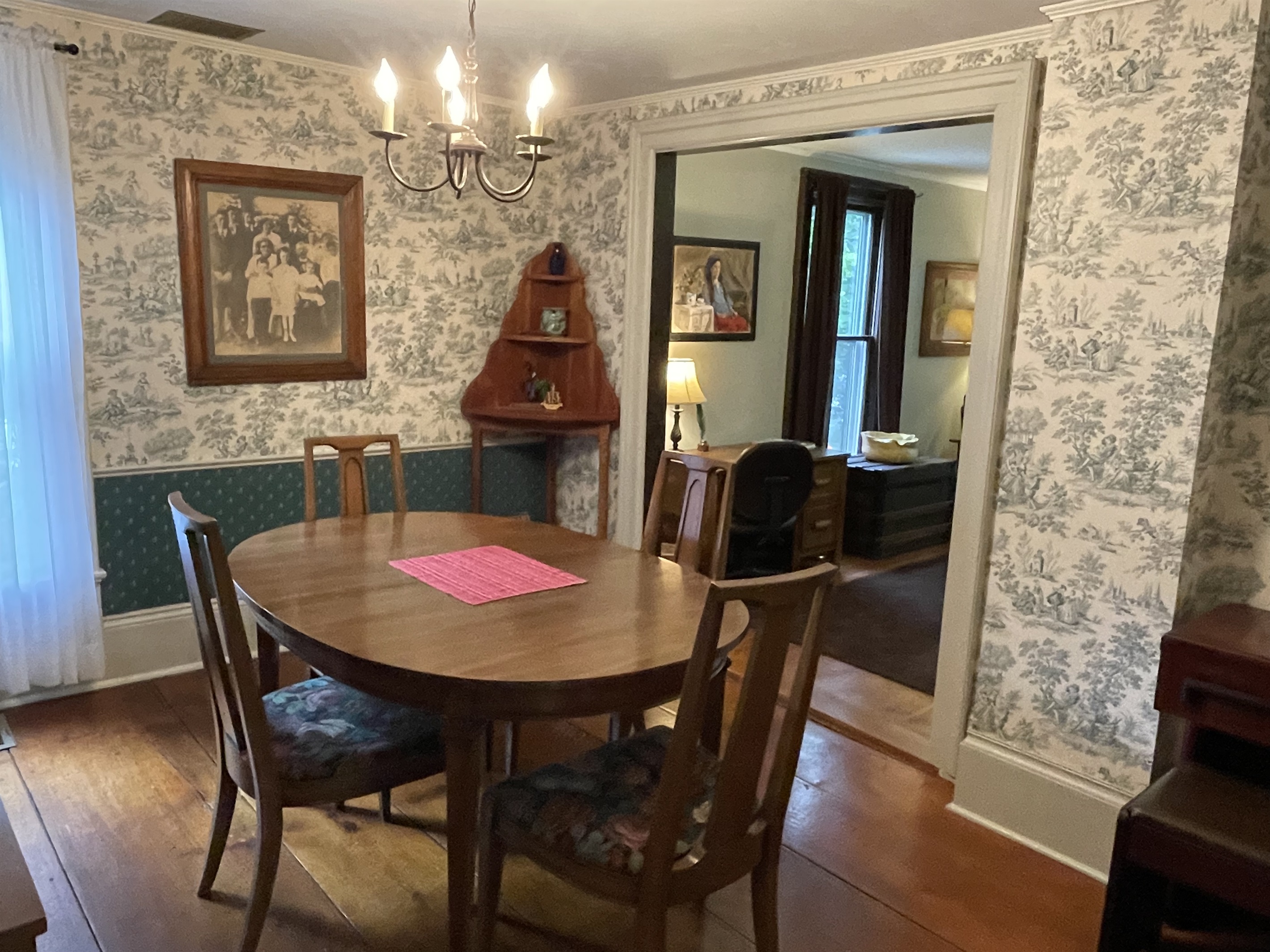 Dining room into family room