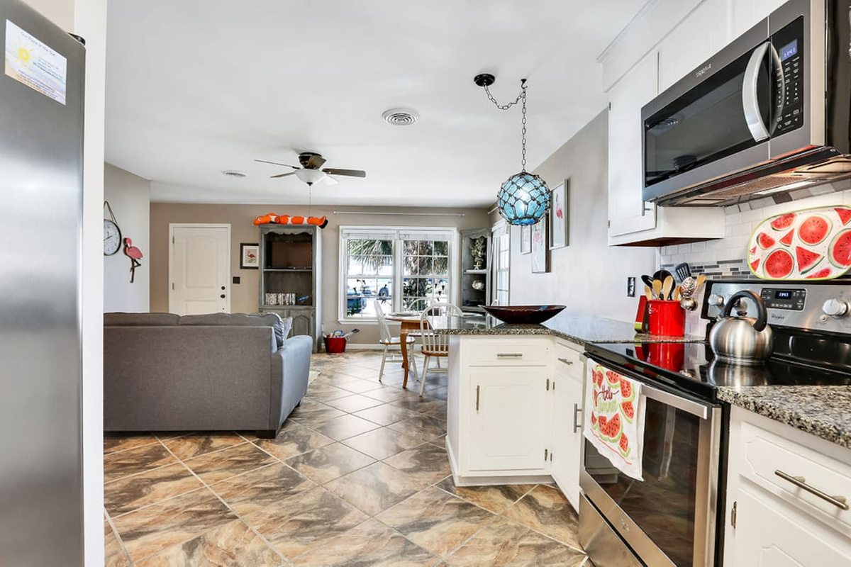 Kitchen Open to Main Living Space