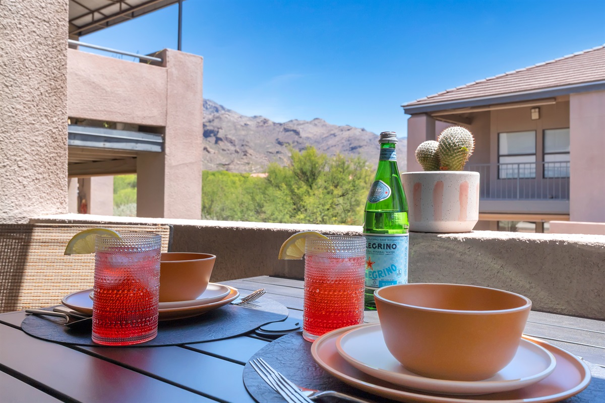 Mountain View from Covered Patio
