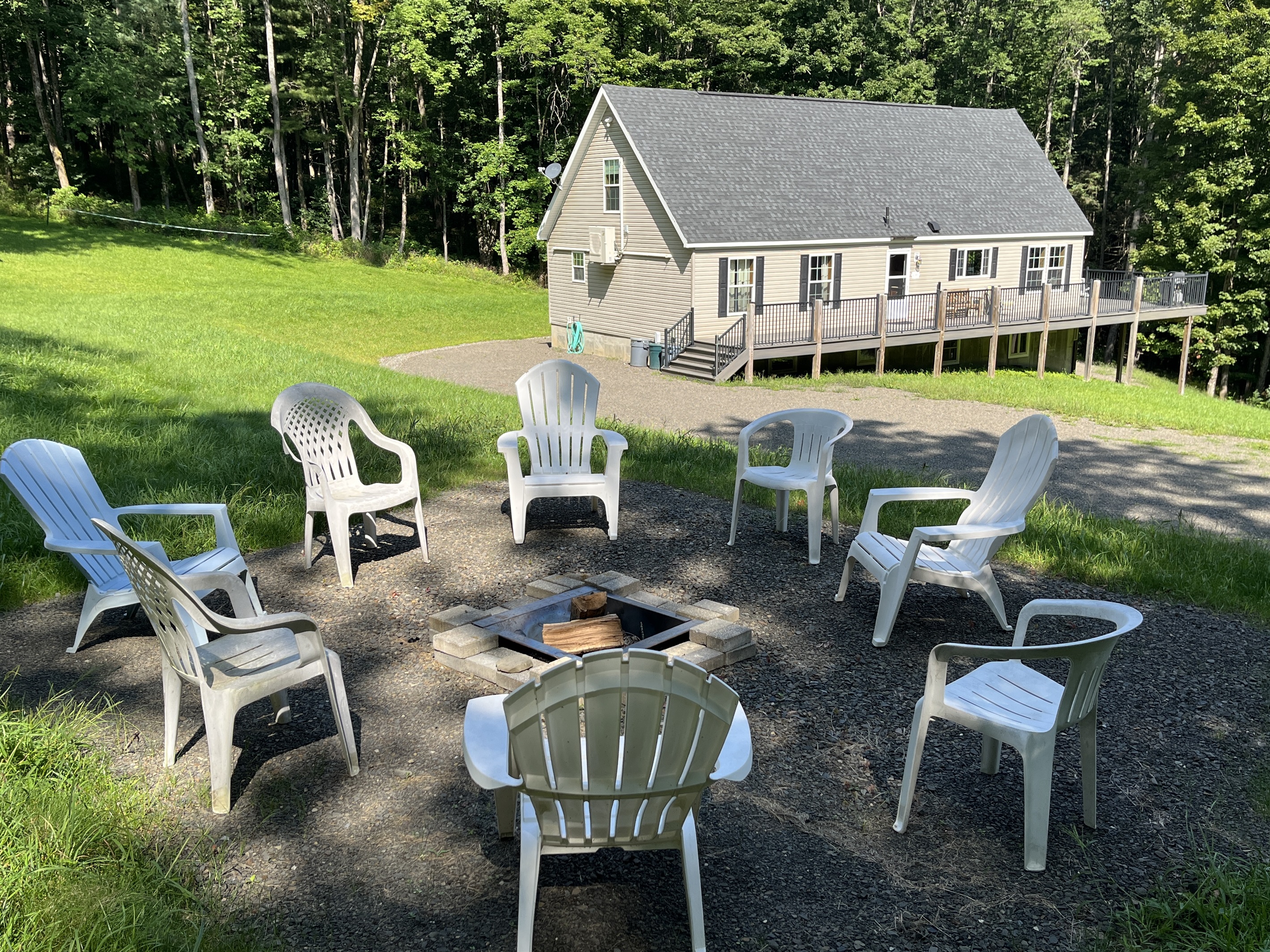 Firepit over looking Home Plate