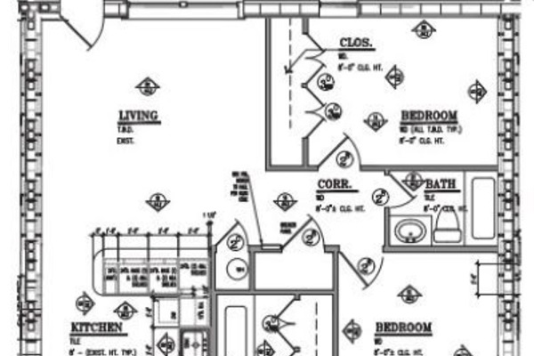 Two Bedroom Floor Plan