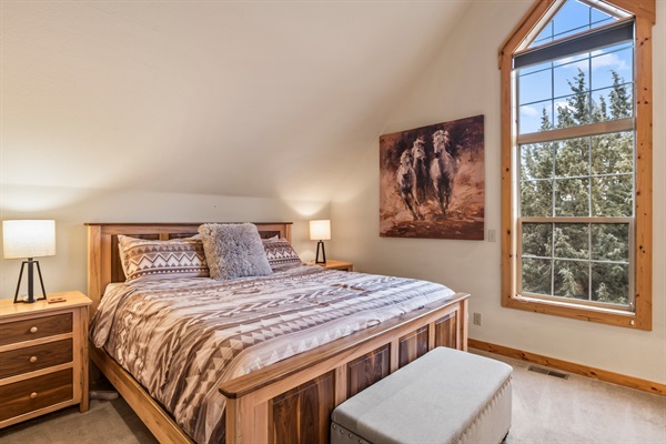 Primary Bedroom- Upstairs with King Bed