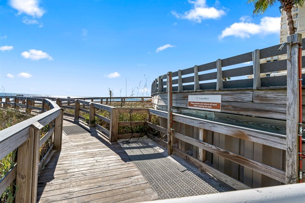 Short walk to the Beach