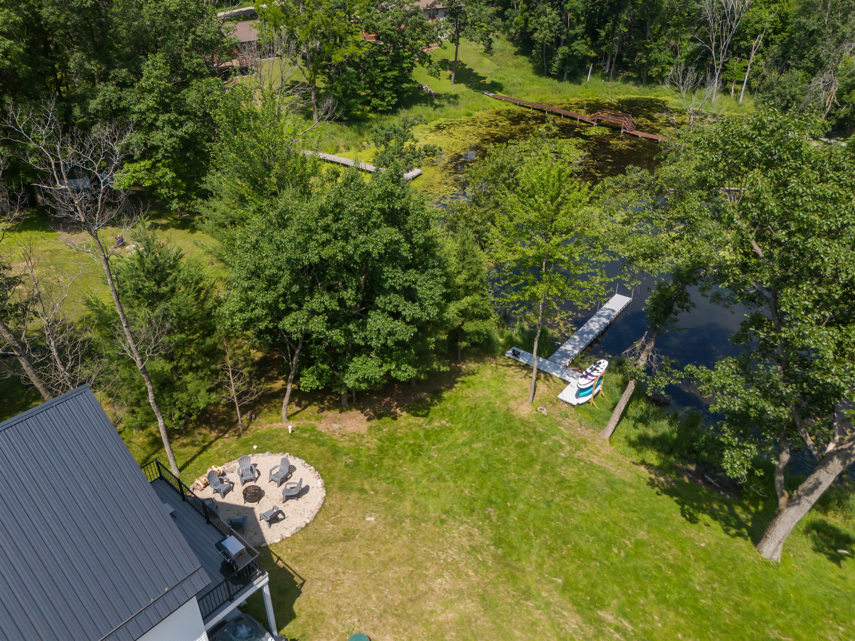 Nestled on the shores of a quiet lake, Lake Luxury is the perfect escape for those craving relaxation, water fun, and scenic surroundings