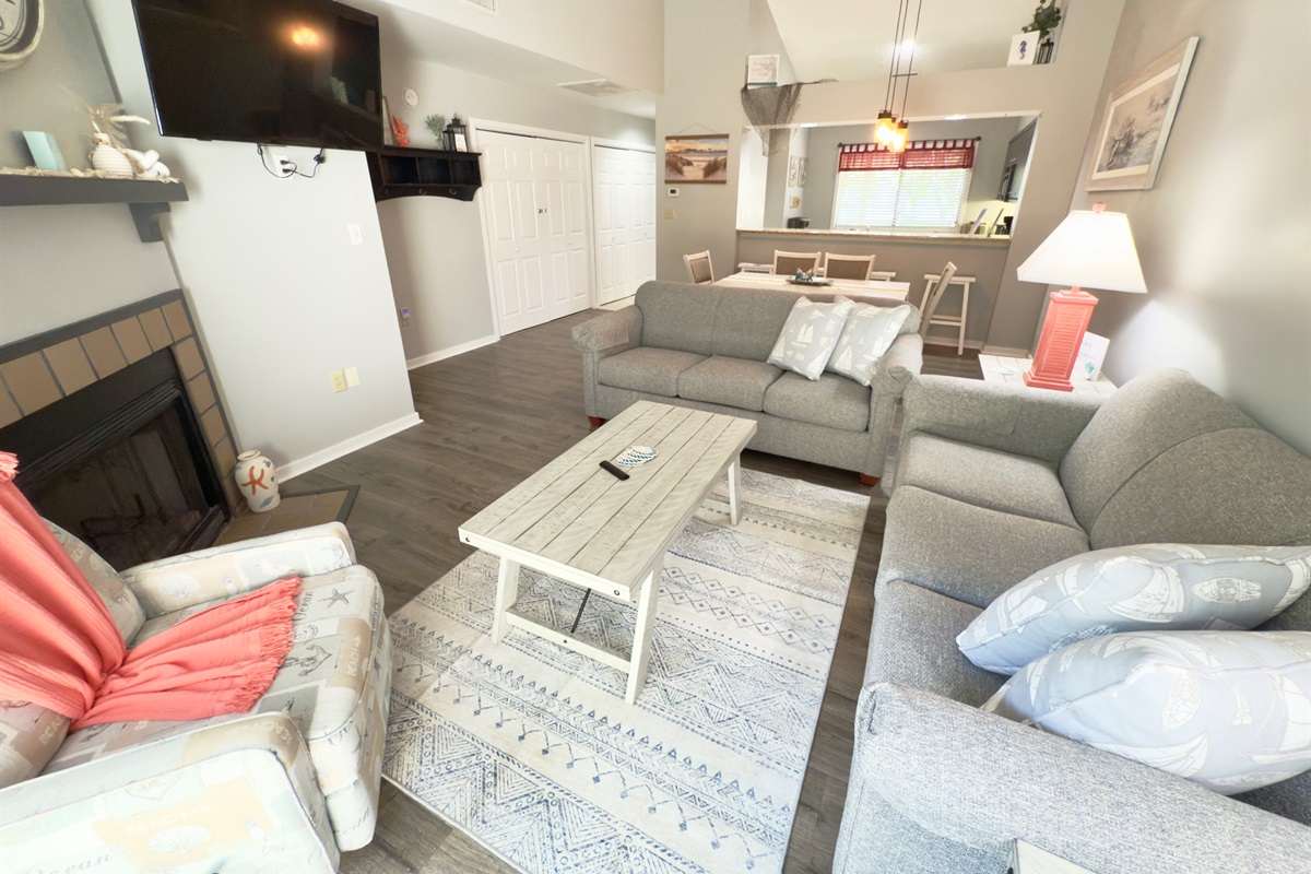Living Room With Sofa Bed