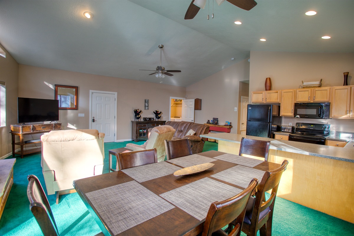 Gather in this cozy dining area for memorable meals together.