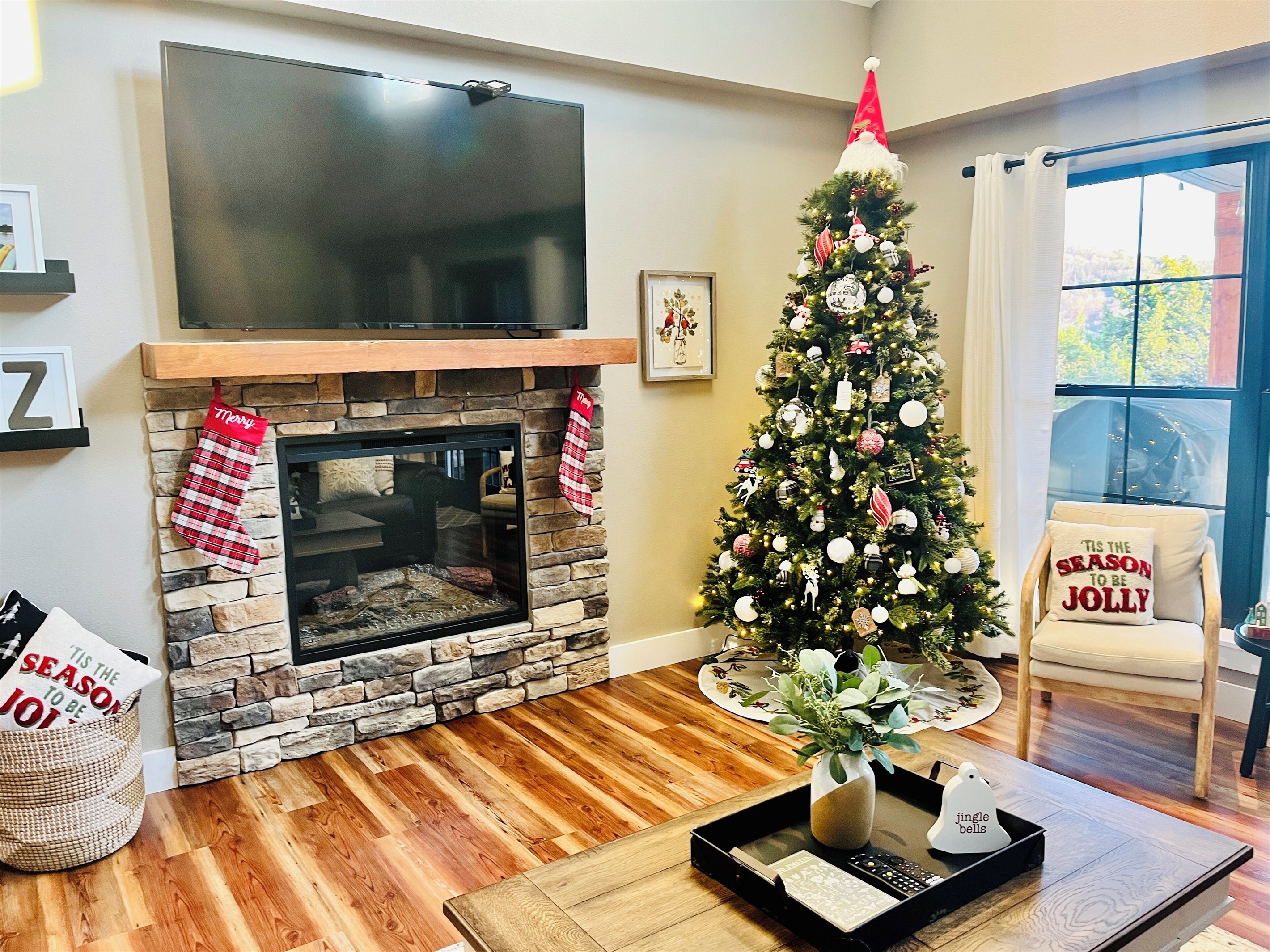 Decorated for Christmas starting in early November - Early January