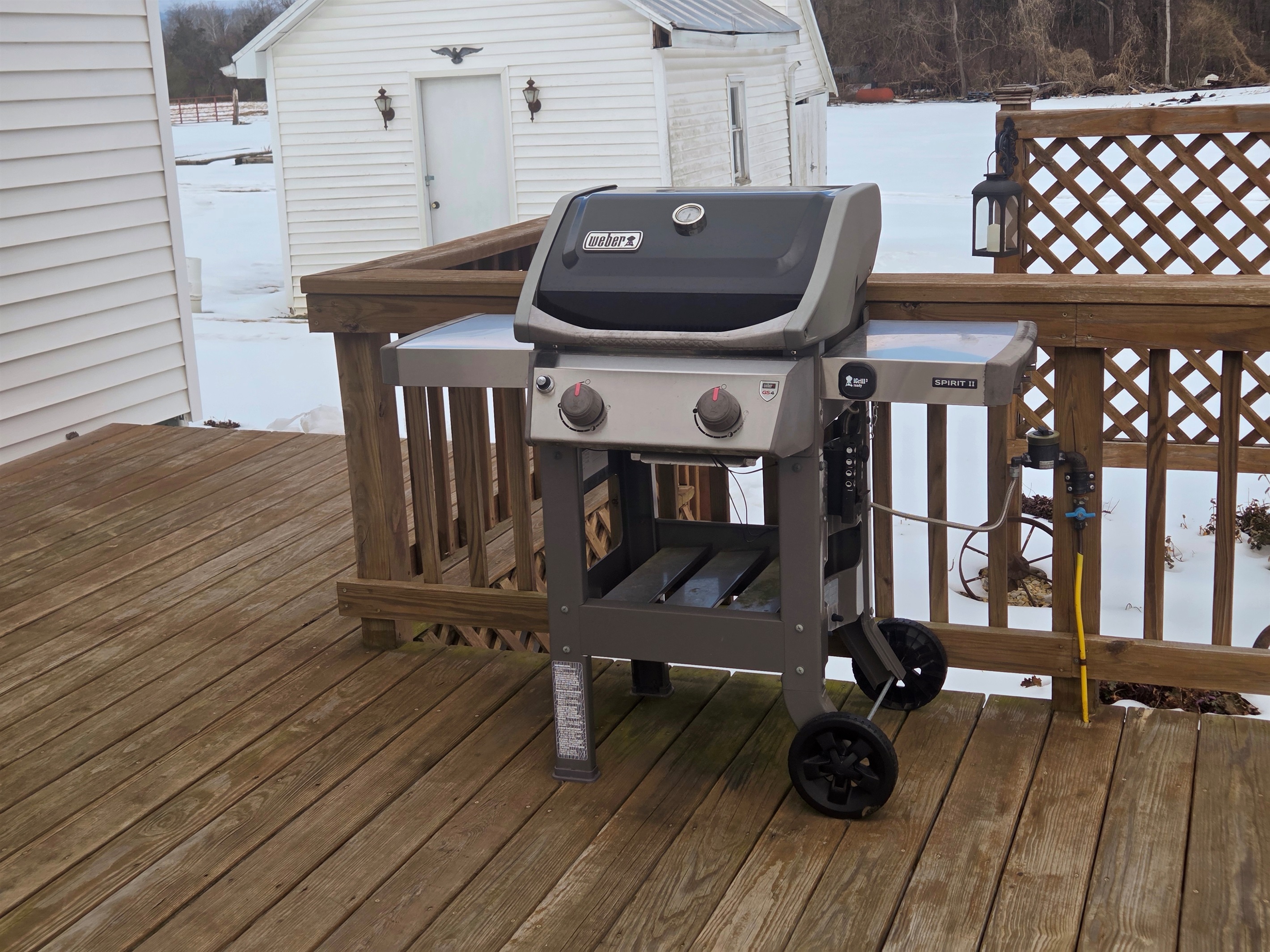 Outdoor propane grill