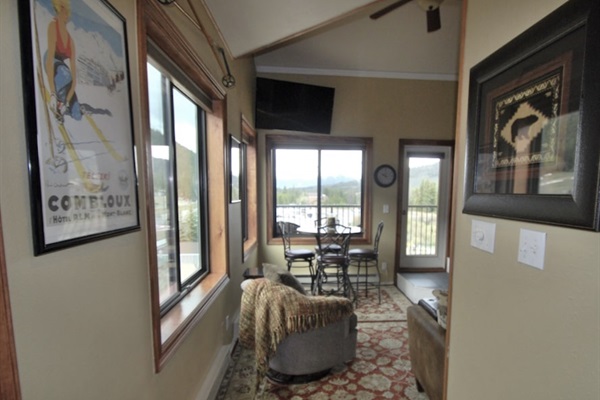 Take in the views and comfy space!