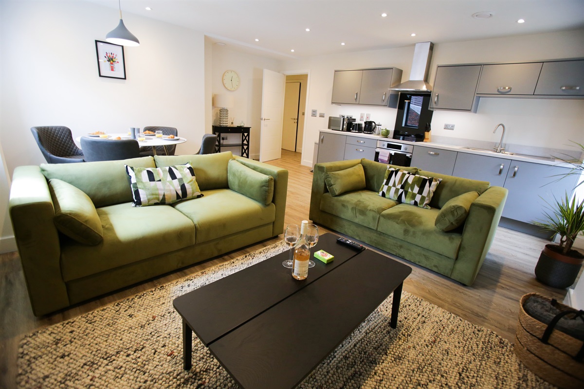 Lounge in 2 bed apartment