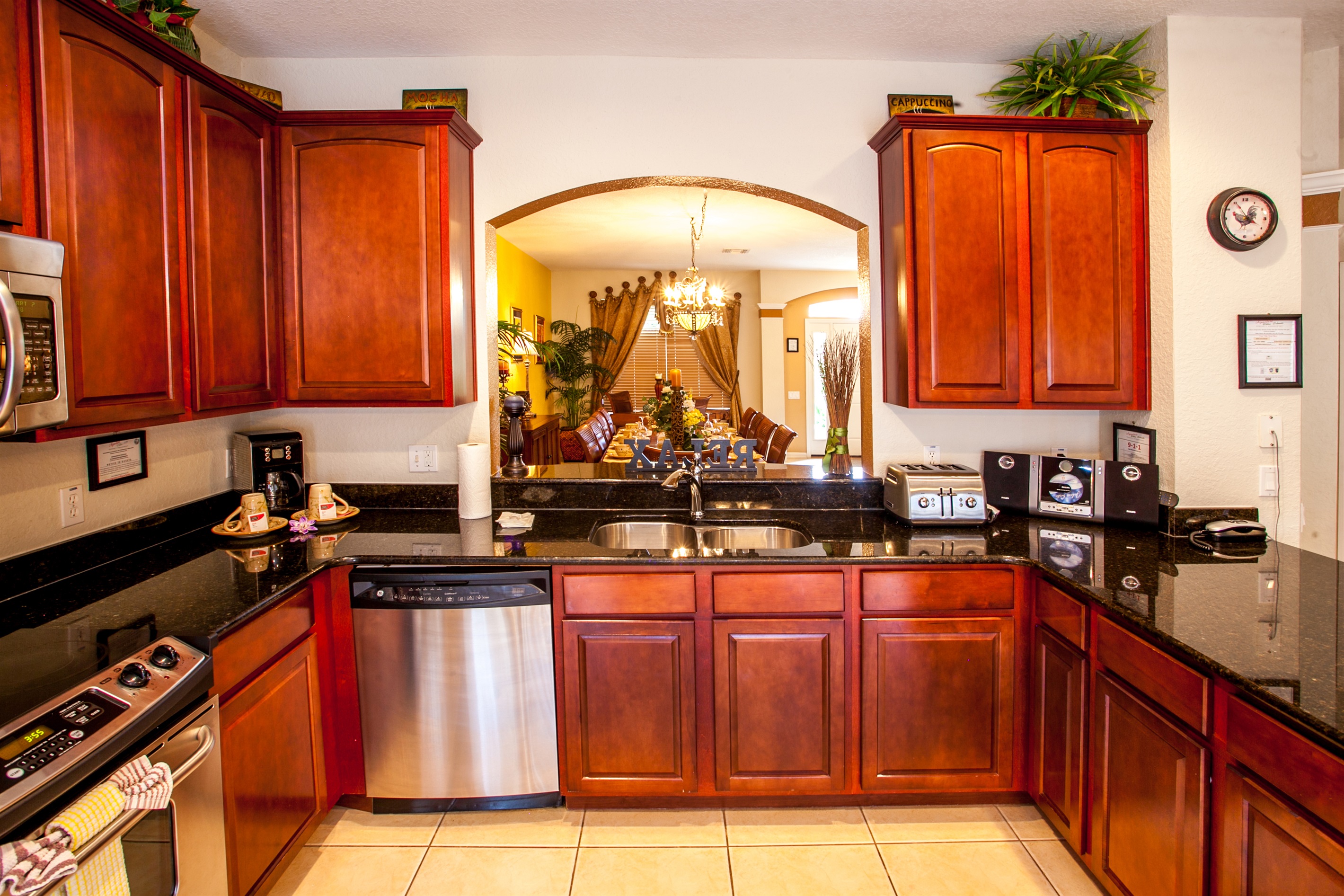 Fully Stocked Kitchen