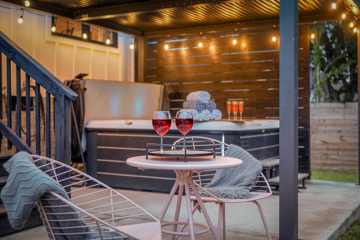 Slip into the hot tub and let tomorrow worry about itself.