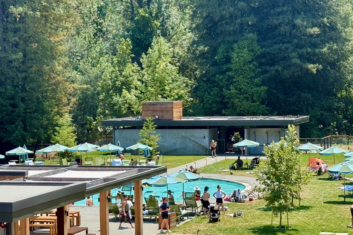 Short drive to The River Electric Pool Club day rates range from $35-$38 per adult