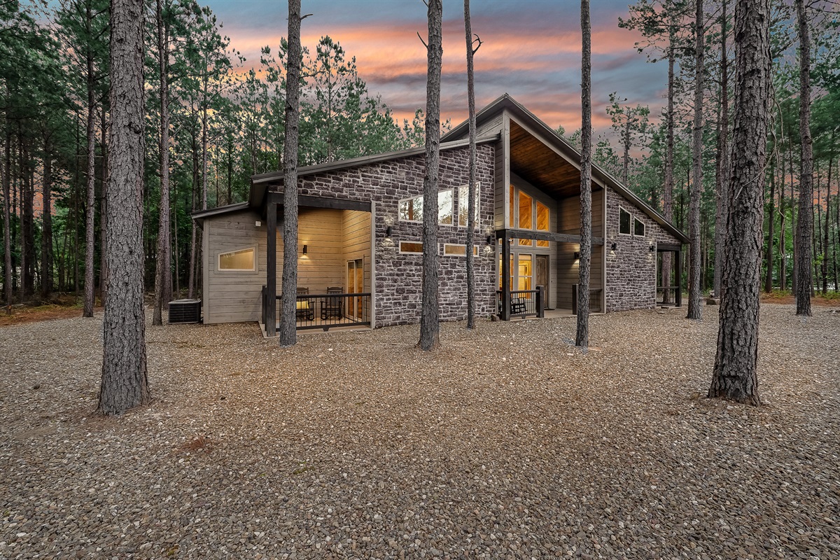 Watch the gorgeous Oklahoma sunsets from one of the front 3 porches.
