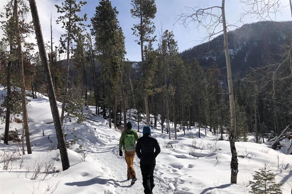 Grand Lake is a great place for snow activities!