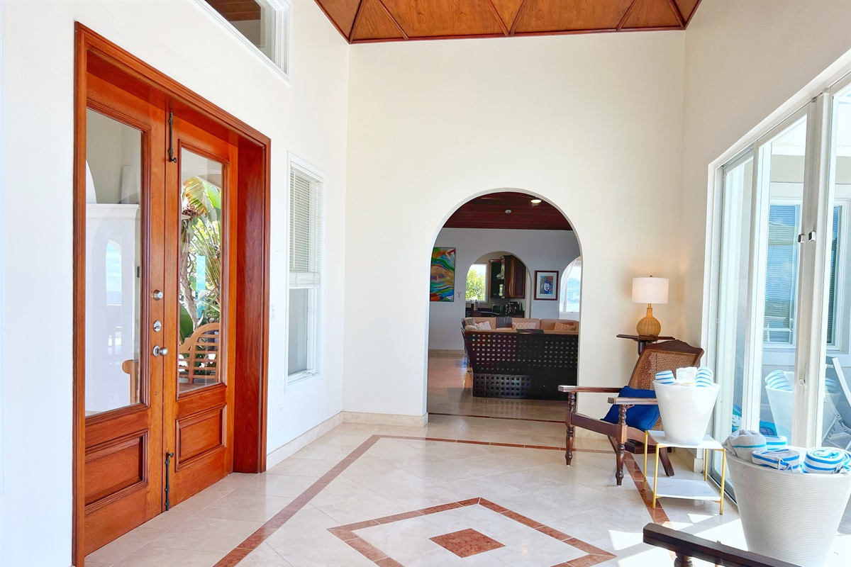 Grand entryways with natural light to greet you each day.