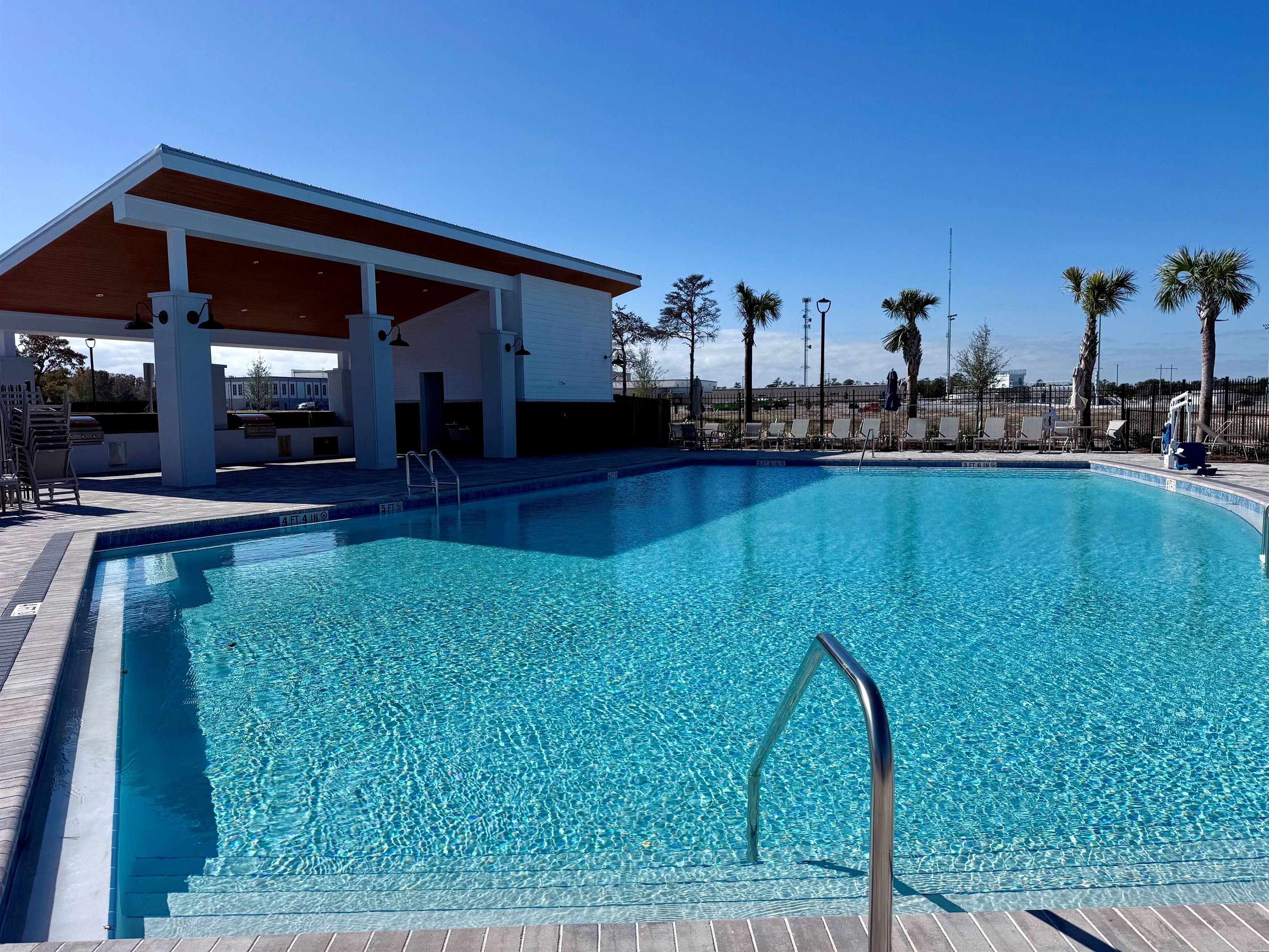 Our community pool and recreation area. 100 feet from our front door!