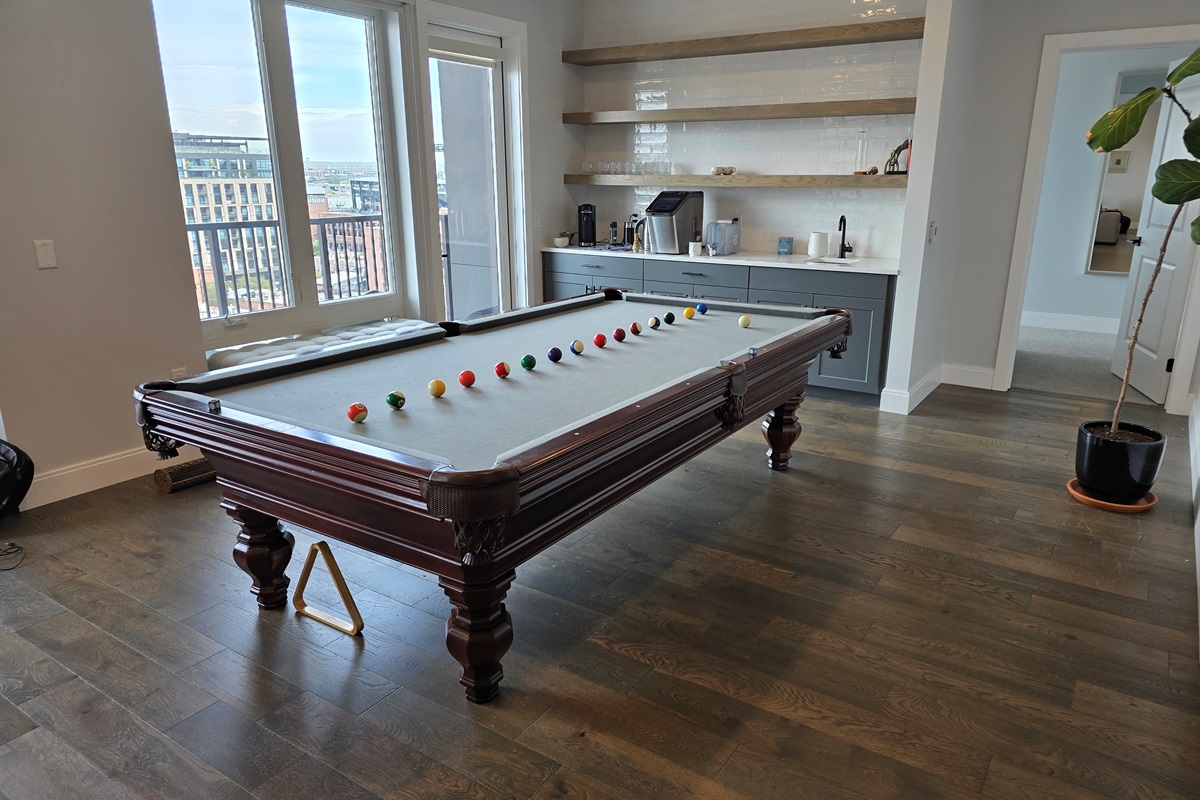 🎱 Full-size 9ft custom Charles Porter Renaissance pool table — a beautiful showpiece for both play and design  
