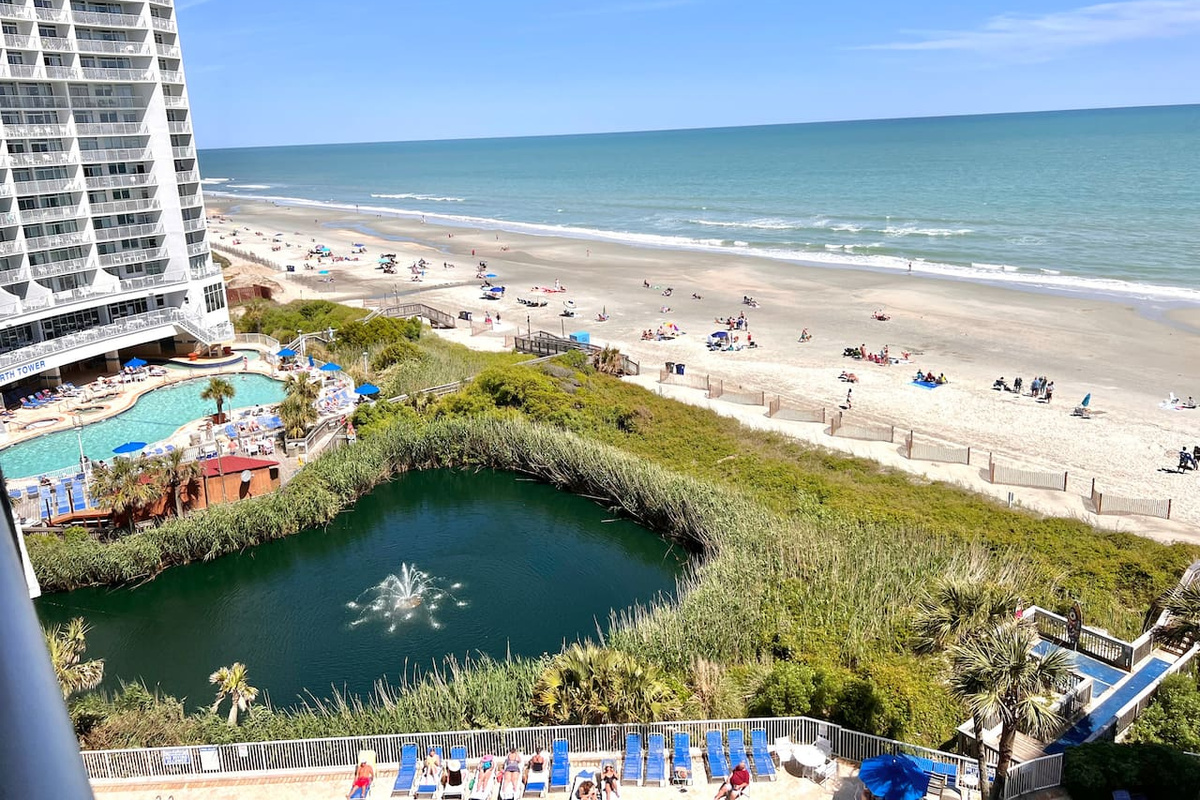 Another view off the Balcony 