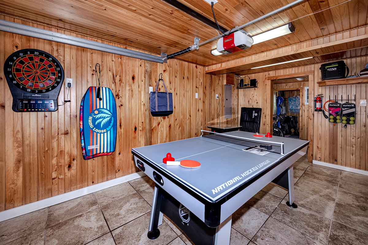 Darts, ping pong, and so much more in the game room!