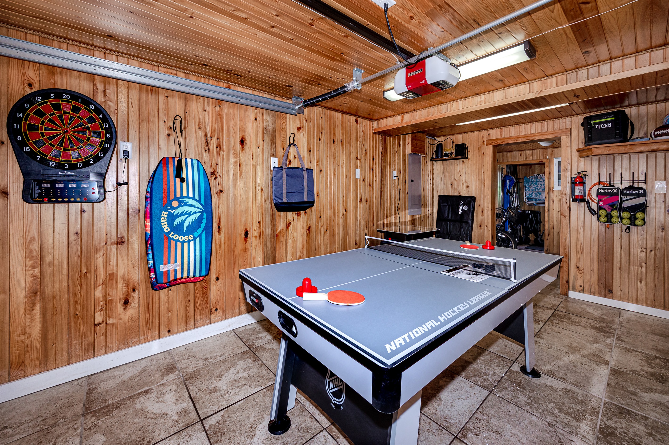Darts, ping pong, and so much more in the game room!