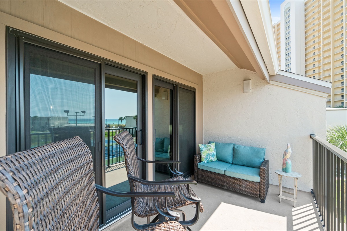 Sitting area on Balcony